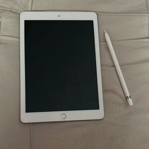 White Tablet with Stylus